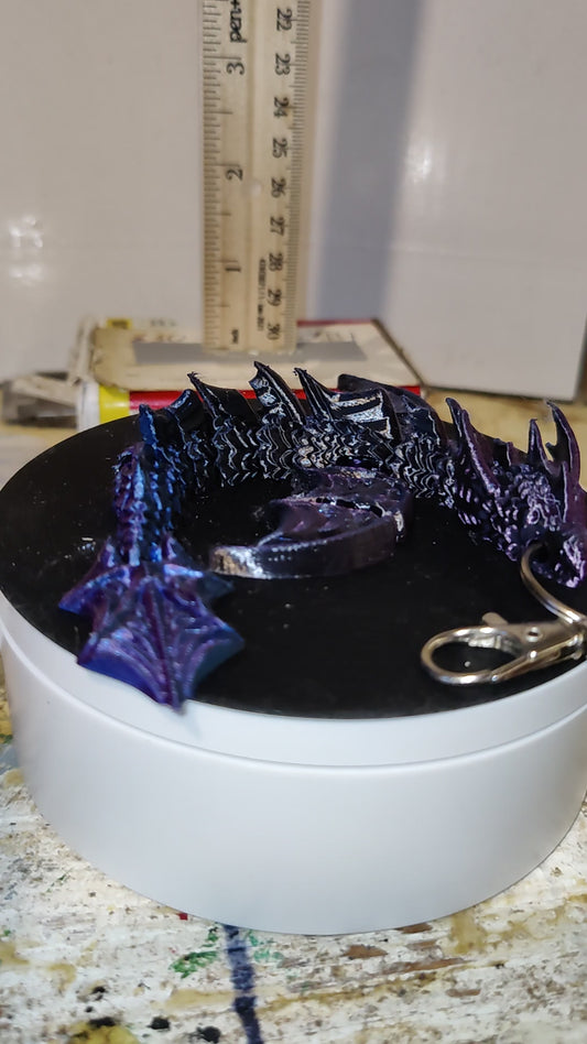 Baby Flexi Sea Dragon, Articulated Dragon Keychain